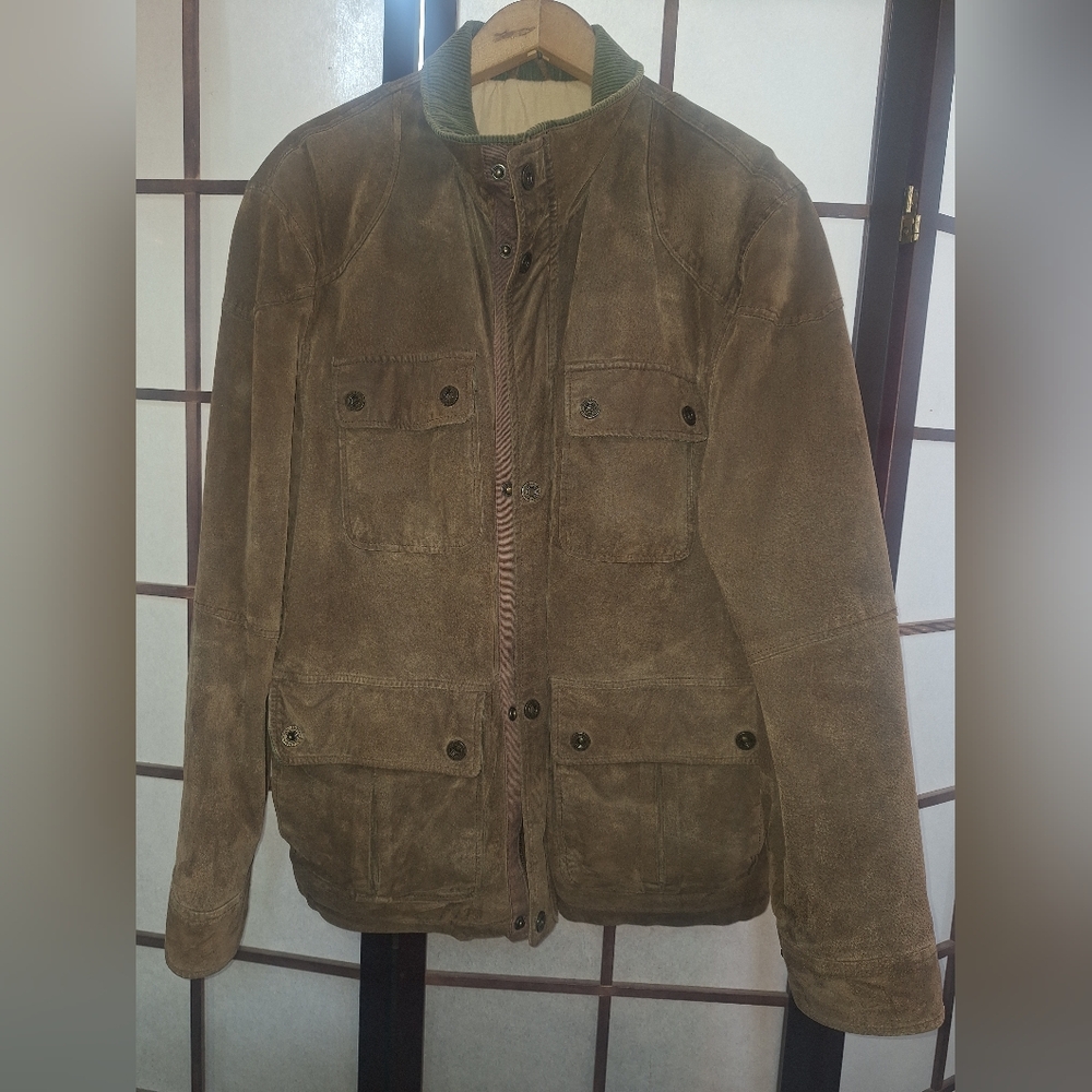 COLUMBIA LEATHER JACKET , MEDIUM